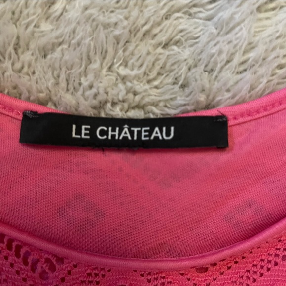 Le Chateau - Fuschia Mini Dress - Size Large - Picture 2 of 3